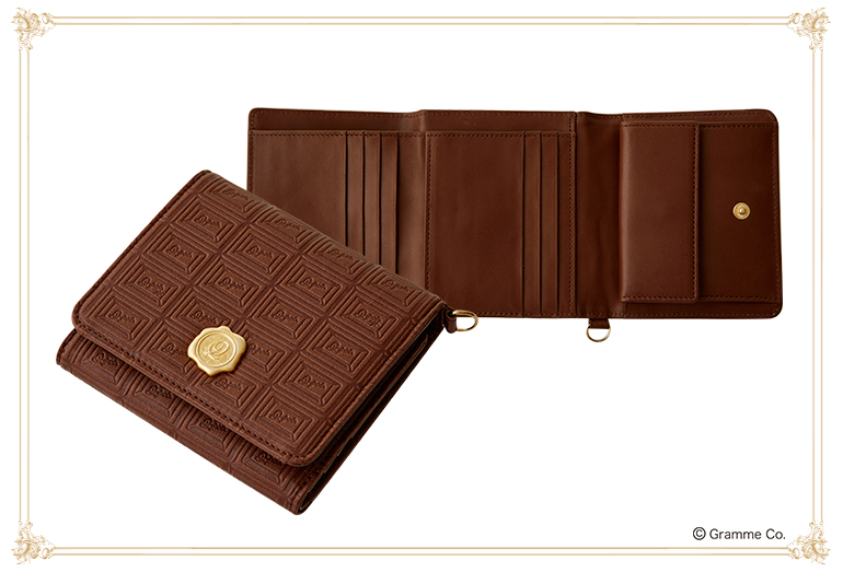 Q-pot Chocolate Bar 三つ折り財布　チョコレートバー