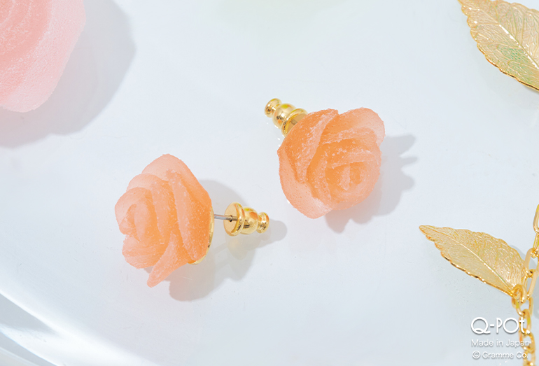 キューポットのスイーツアクセサリーパートドフリュイシリーズのピアス