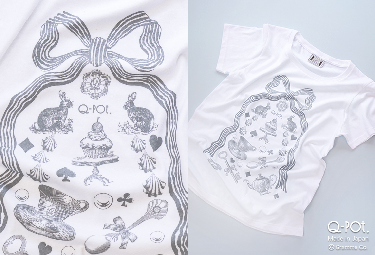 キューポット舞浜イクスピアリ店の周年うさぎのTシャツ