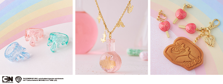 キューポット東京スカイツリータウンソラマチポップアップイベントのパワーパフガールズアクセサリー