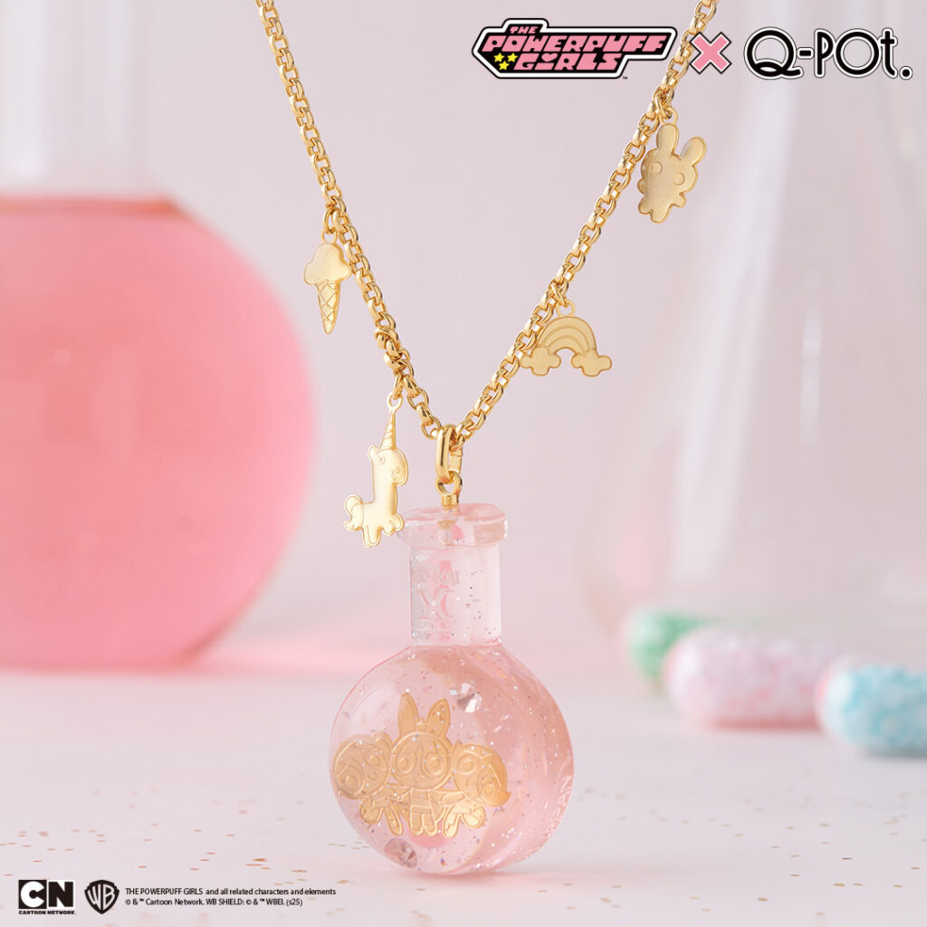 キューポットのThe Powerpuff GirlsCollectionのパワーパフガールズアクセサリーケミカルエックス