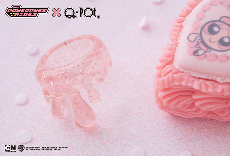 キューポットのThe Powerpuff GirlsCollectionのパワーパフガールズアクセサリーブロッサムのメルトリング