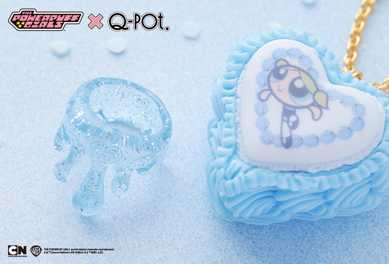 キューポットのThe Powerpuff GirlsCollectionのパワーパフガールズアクセサリーバブルスのメルトリング