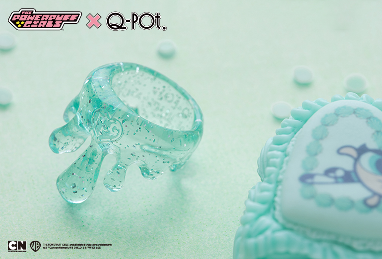 キューポットのThe Powerpuff GirlsCollectionのパワーパフガールズアクセサリーバターカップのメルトリング