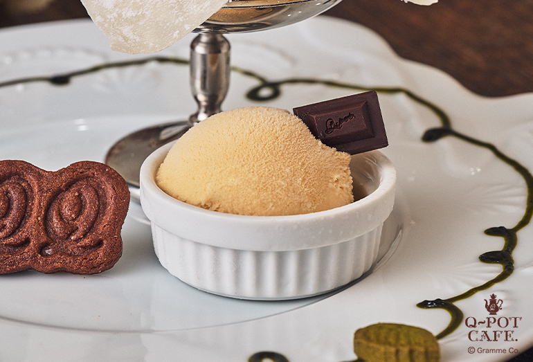 Q-pot.　キューポット　プレート　皿　ノベルティ Q-pot. キューポット プレート 皿 ノベルティ ランチ Q-pot CAFE