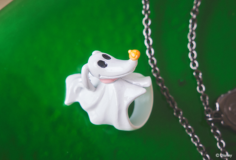 The Nightmare Before Christmas（ナイトメアビフォアクリスマス）のQ-pot.アクセサリーコレクションのゼロリング