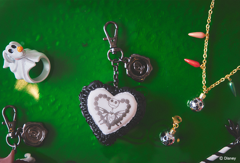 The Nightmare Before Christmas（ナイトメアビフォアクリスマス）のQ-pot.アクセサリーコレクションのジャックのネックレス